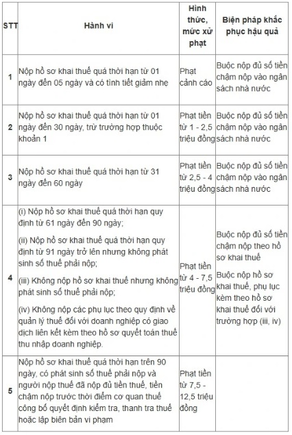 Sắp hết hạn khai thuế, hộ kinh doanh nộp chậm bị phạt bao nhiêu tiền? - Ảnh 1.